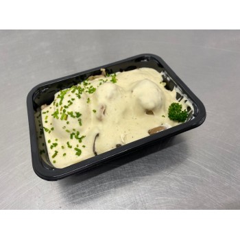 Paupiette de veau sauce champignons crème